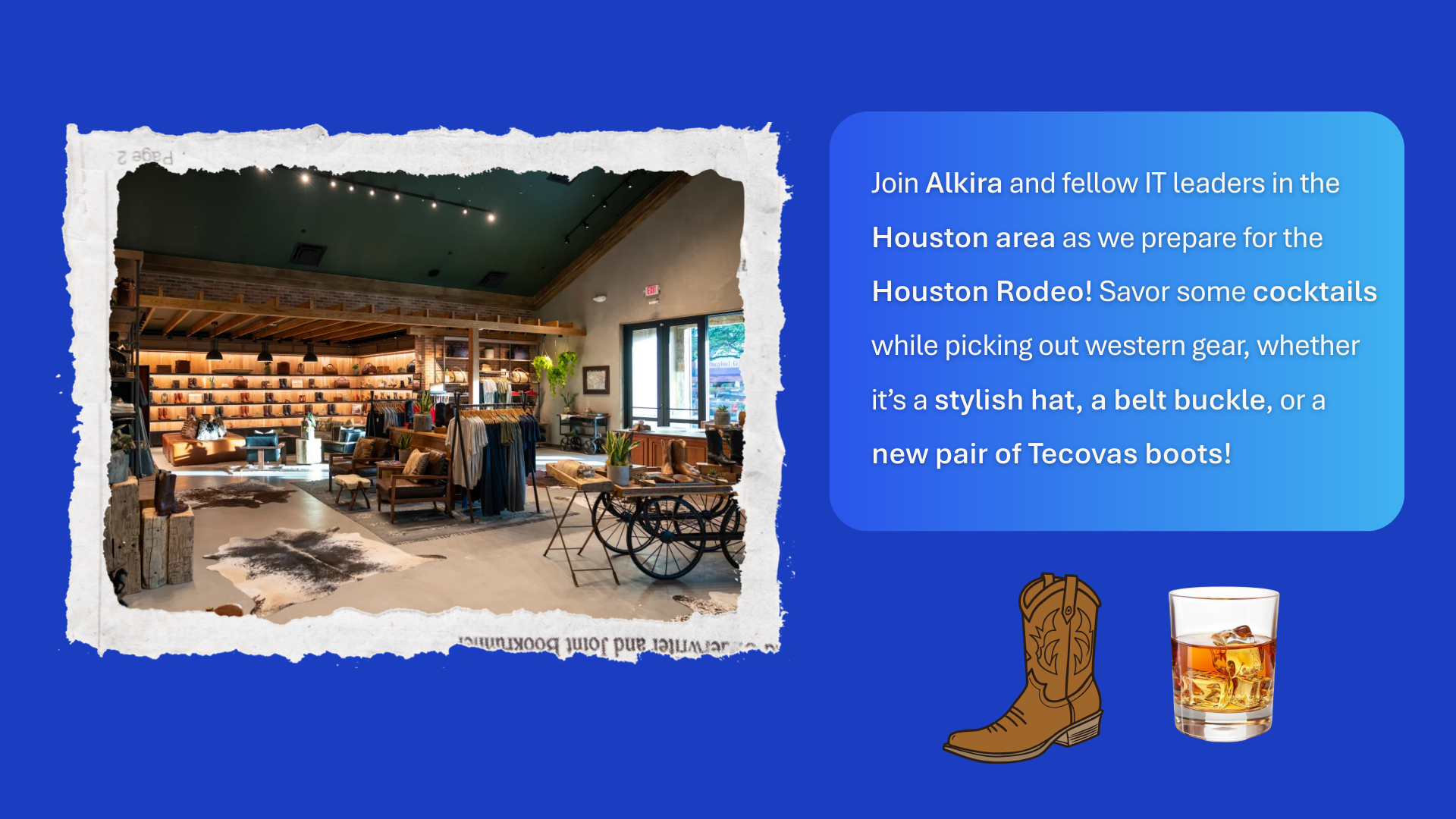 Tecovas boots Event